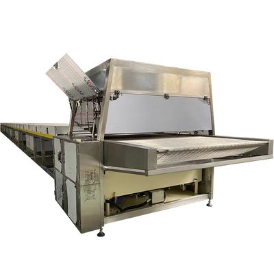 주문 코플랜드 압축기와 18M 냉각 터널을 가진 자동 초콜릿 롤링 머신 online manufacture
